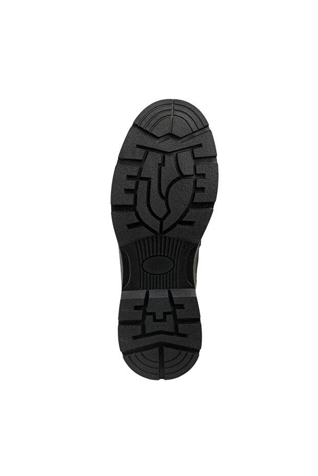 RENZO-G Erkek Deri Bot Haki - 7