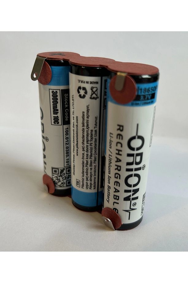 18650 11.1v 3000mah 3s Li-ion Şarjlı Matkap Pili - 3