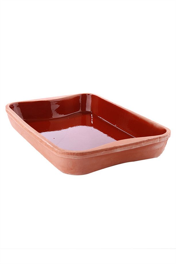 Sırlı Toprak Tepsi Güveç - 1