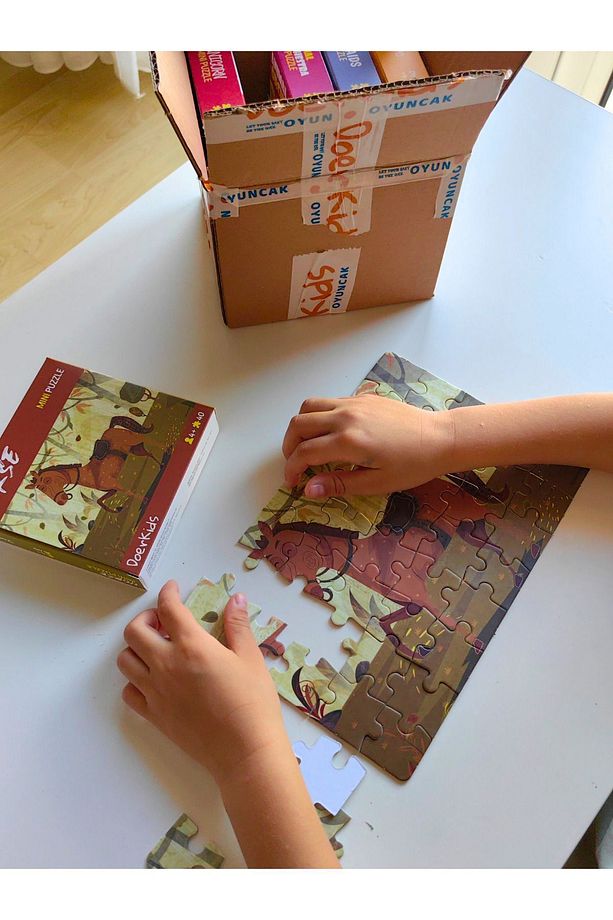 Çiftlik Sevimli At Mini Puzzle | 40 Parça | 4 Yaş - 5