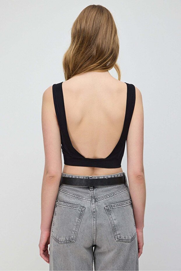 Kurze Crop-Bluse - 6