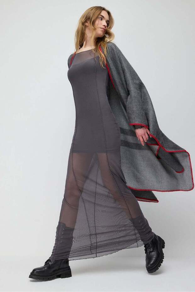 Langes Tüllkleid