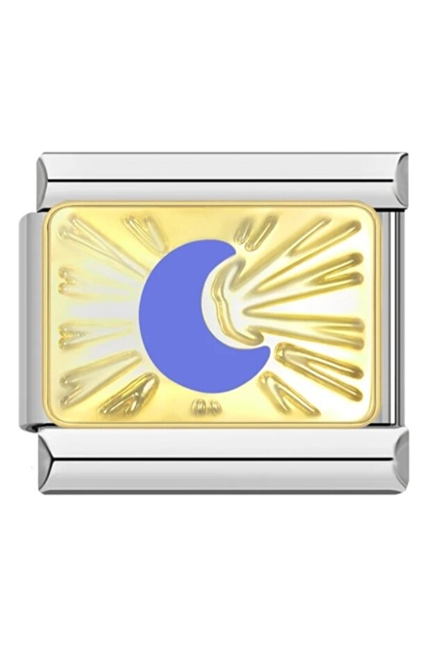 Sky Themed - Blue Moon Italian Bracelet Charm