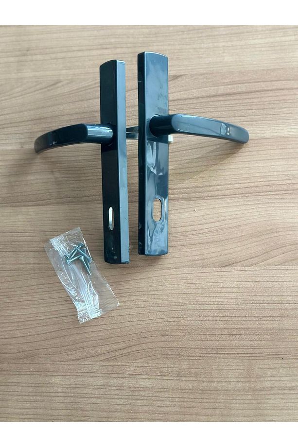 Pvc Pimapen Plastik Kapı Kolu (ODA) Plastik Kapı Kolu / Antrasit 1 Adet - 4
