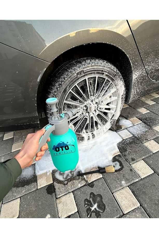 Köpük Atan Pompa – Araba Yıkama Köpük Pompası, Yüksek Basınçlı Ayarlanabilir Başlık,  2 Litre - 6