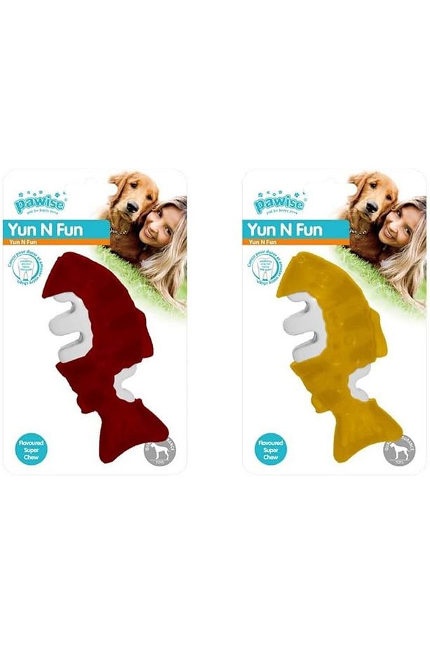 Yum N Fun Balık Aromalı Çiğneme Köpek Oyuncağı 12,5 Cm - 7