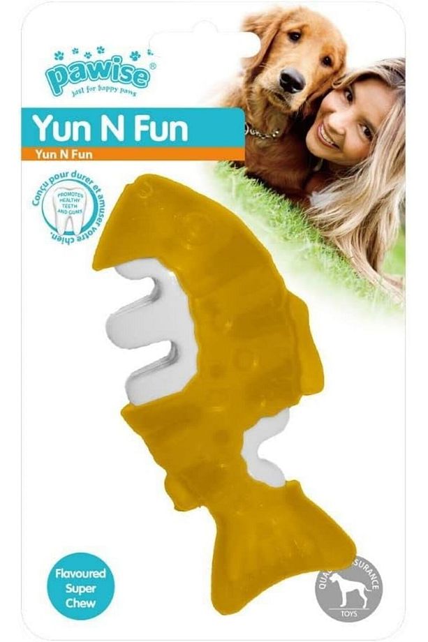 Yum N Fun Balık Aromalı Çiğneme Köpek Oyuncağı 12,5 Cm - 6