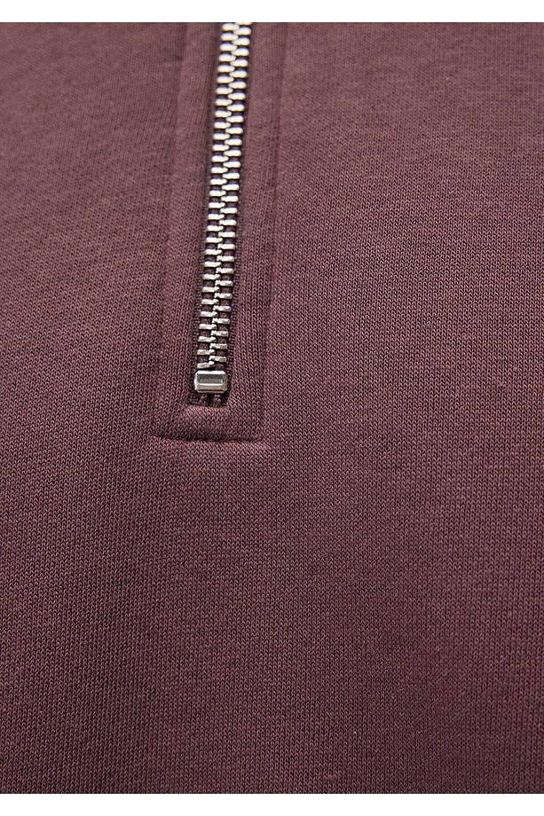 Dik Yaka Mor Sweatshirt 0s10016-70260 - 7