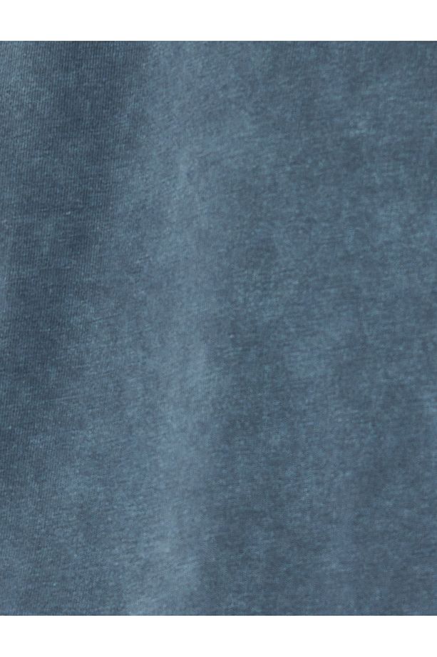 Pamuklu Kısa Kollu Regular Fit Bisiklet Yaka Basic Tişört - 6