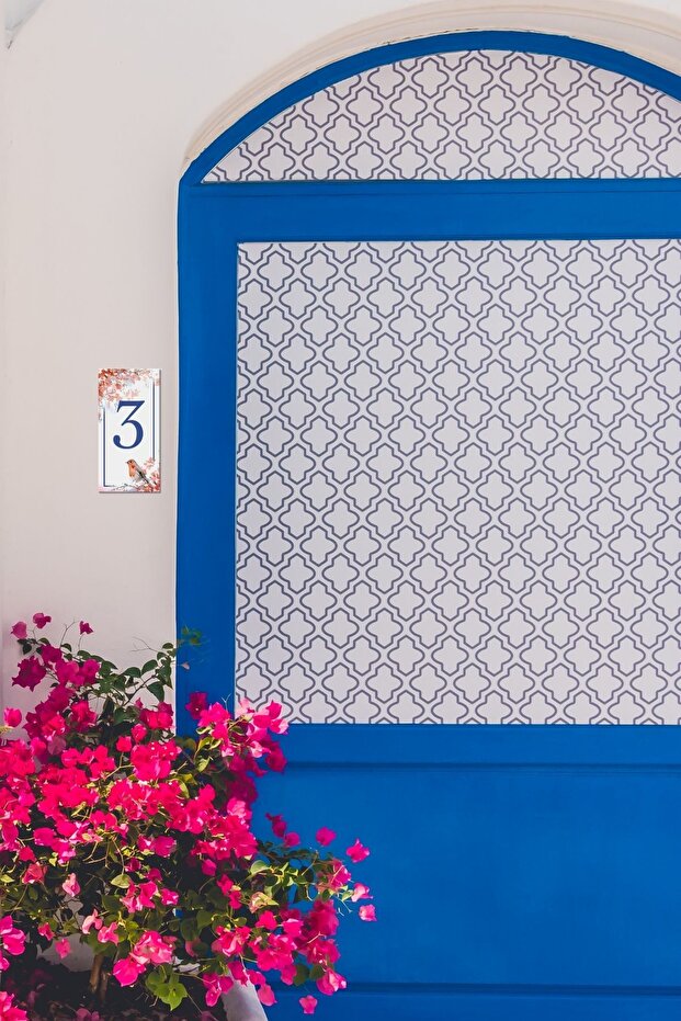 Kuşlu Seramik Kapı Numarası No:3 - 2