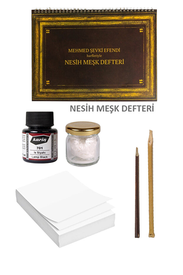 Hat Seti - Başlangıç Seviye - Nesih Meşk Hat Başlangıç Seti - 9