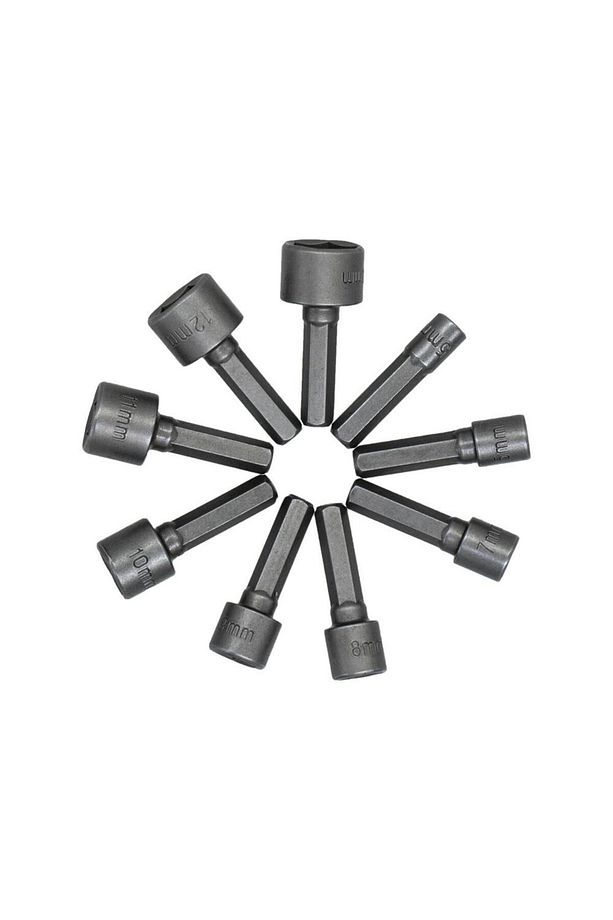 530450 Bits Saplı Lokmalı Somun Adaptörü 5-13mm 9 Parça - 2
