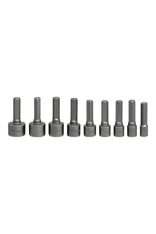 530450 Bits Saplı Lokmalı Somun Adaptörü 5-13mm 9 Parça - 4