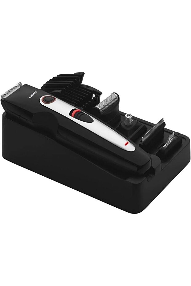 Rechargeable Hair Clipper w/Fine Blade, Plastic Comb, Continuous Working, Portable, Cordless
