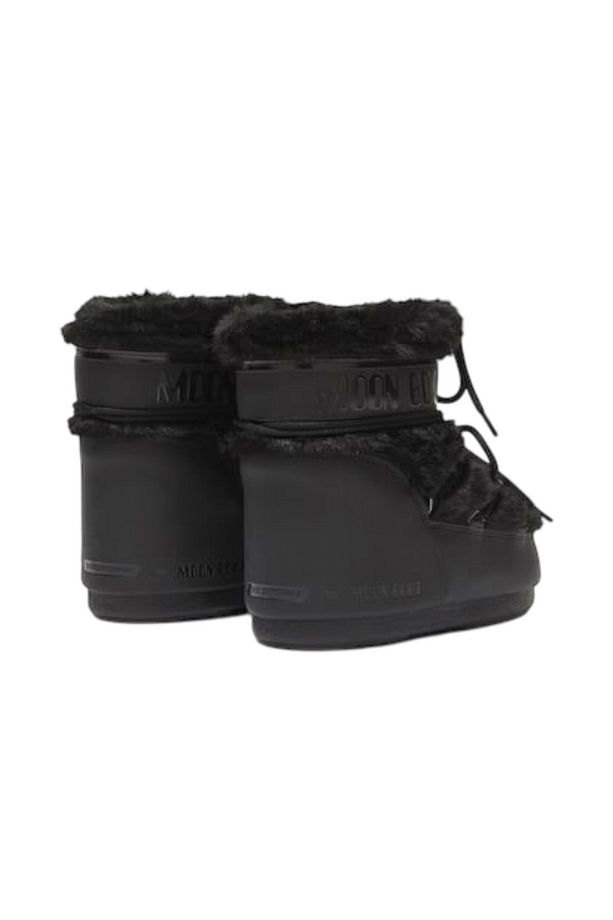 80d1409390-n001 Icon Low Faux Fur Kadın Siyah Kar Botu - 3