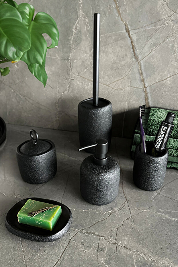 Yonksu 5'li Banyo Seti Siyah - 2