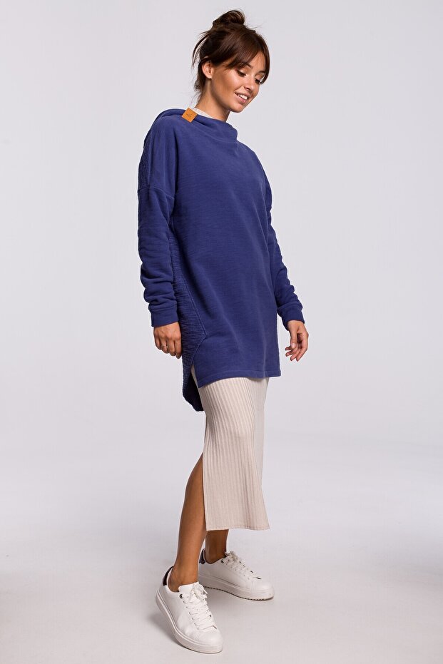 Design asimetric cu glugă - 2