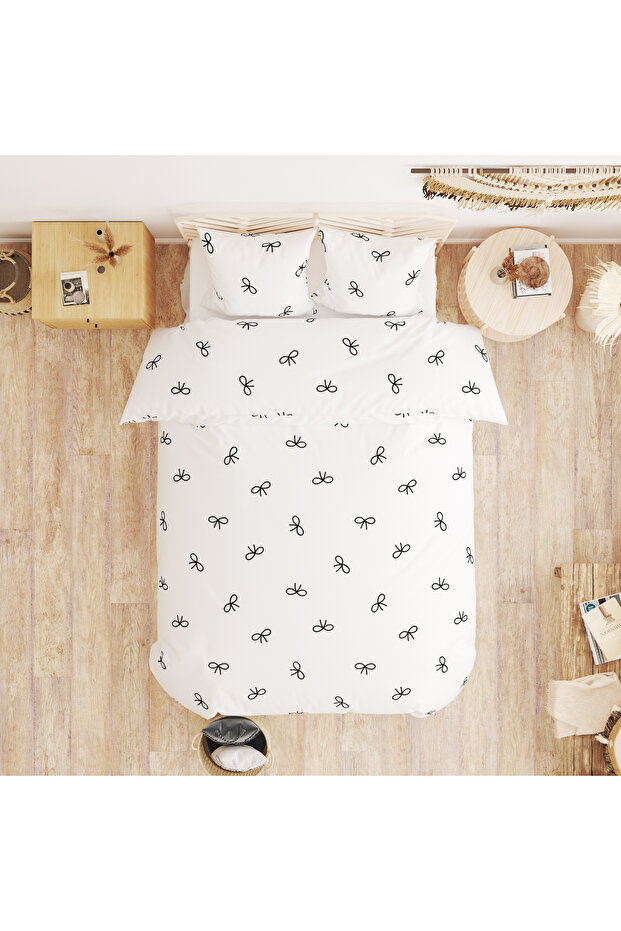 Valentine's Day Special Double Cotton Duvet Cover Set 200X220 cm Double-Sided Printed