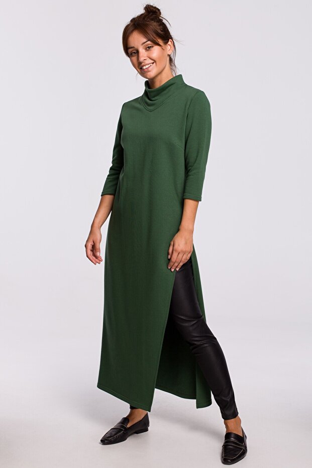 Long tunic with a slit - 1