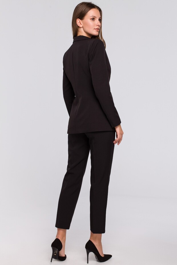 A blazer fastened with a button - 2