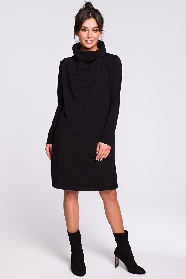 Rochie cu guler înalt - 1