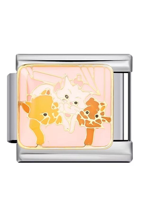 Cat Themed Italian Bracelet Charm