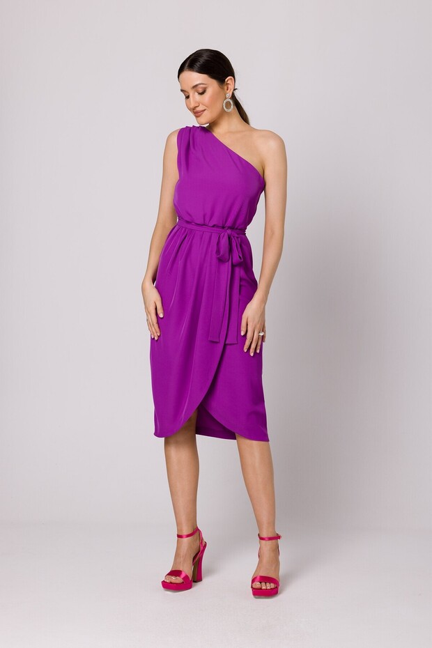 Rochie elegantă cu un singur umăr - 1