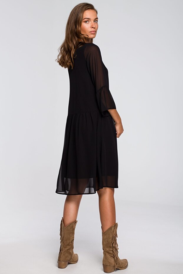 Rochie simplă din șifon - 3