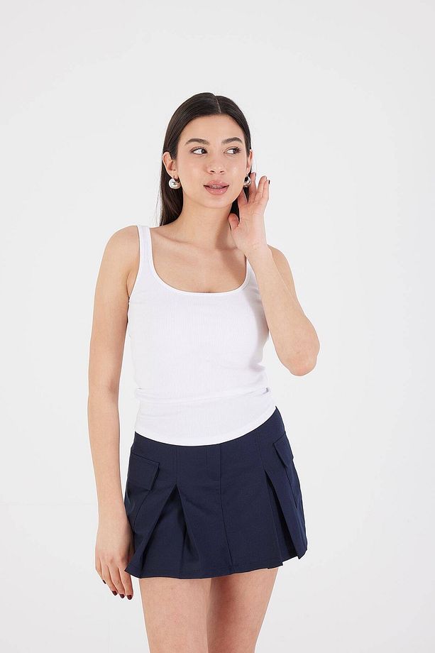 Kalın Askılı Basic Atlet A13404-j5 - 4