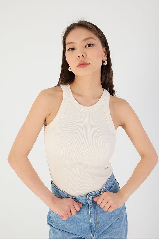 Halter Yaka Fitilli Atlet A13294-L7 - 3