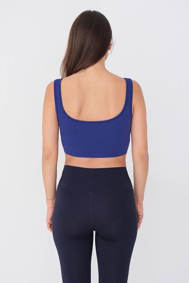Kare Yaka Seamless Crop Atlet A0187-l5 - 5