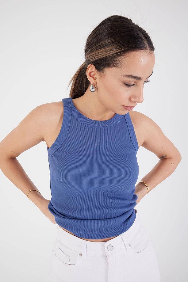Halter Yaka Fitilli Atlet A13294-L7 - 2