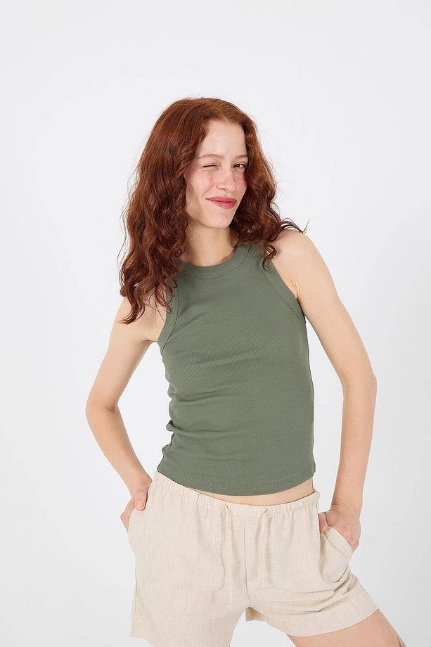 Halter Yaka Fitilli Atlet A13294-L7 - 1