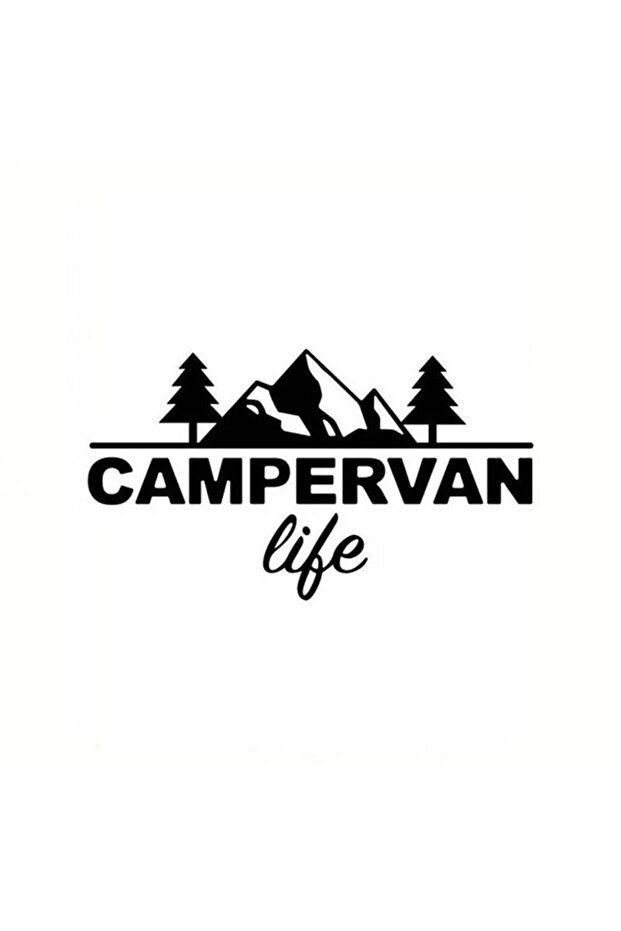 ملصق النافذة الخلفية من Campervan Life مقاس 13 × 8 سم