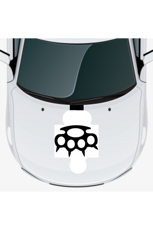 Scraper Auto Hood Sticker A+Quality 40 X 20 cm Durable