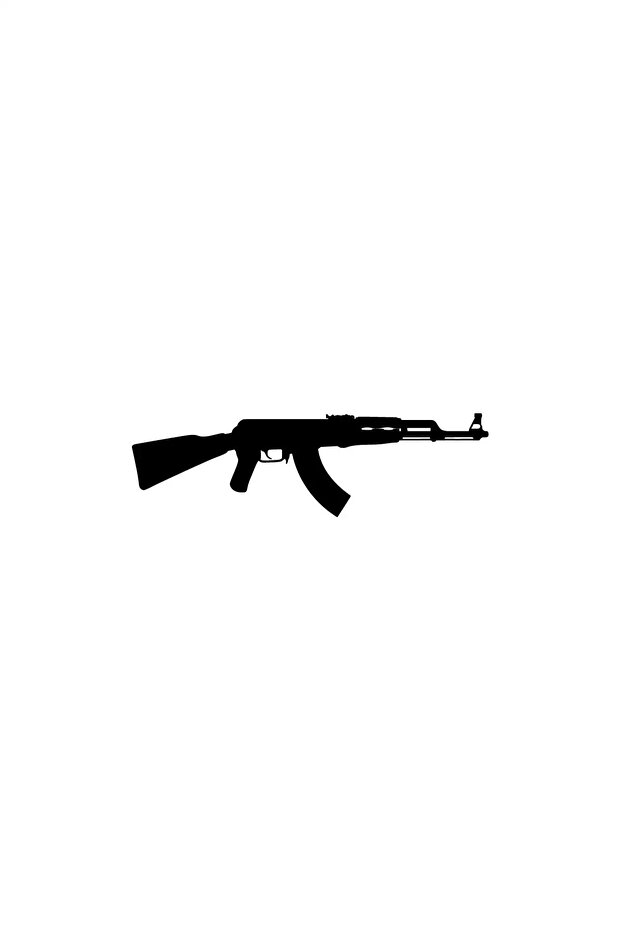 Ak47 Kalashnikov Sticker 20 X 4 cm