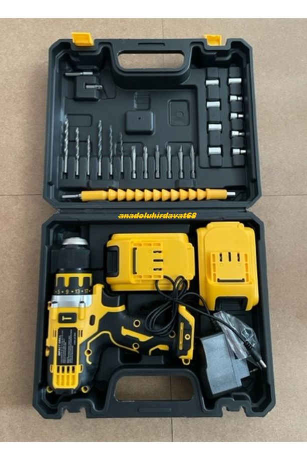 Şarjlı Matkap Torklu Akülü Matkap Güçlü Şarjlı Matkap 18volt 5amp - 1