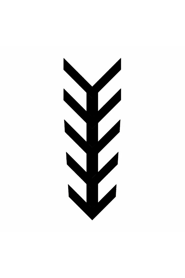 Fork Arrow Motorcycle Mudguard Sticker 34 cm X 6 cm