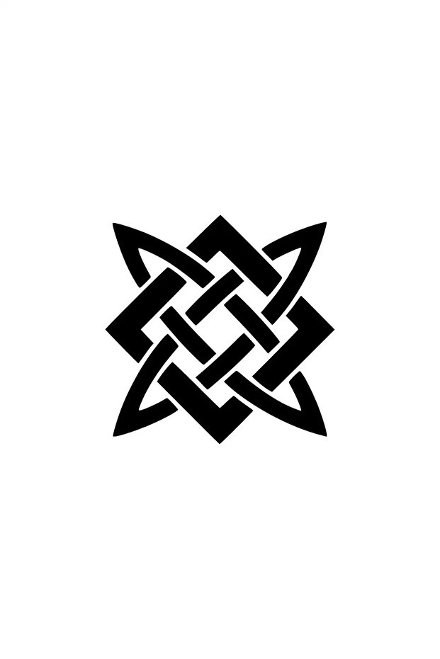 ملصق عالي الجودة على شكل قبلي مقاس 20 × 20 سم