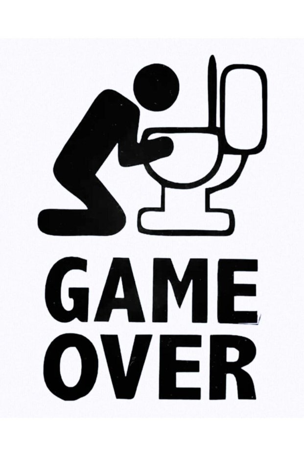 Game over Sticker 10 X 15 cm