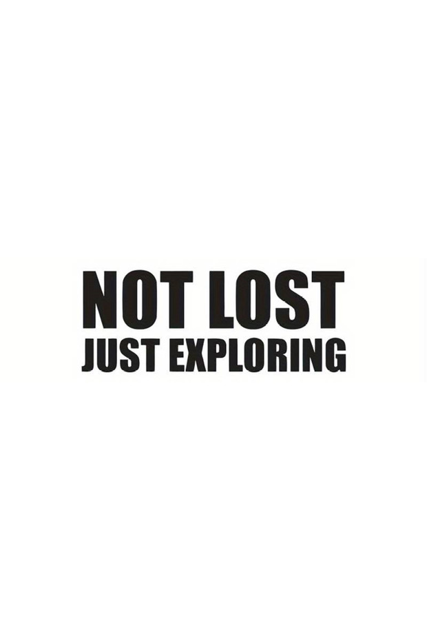 Not Lost Wall Decor Quality Quality Sticker 40 X 16 cm