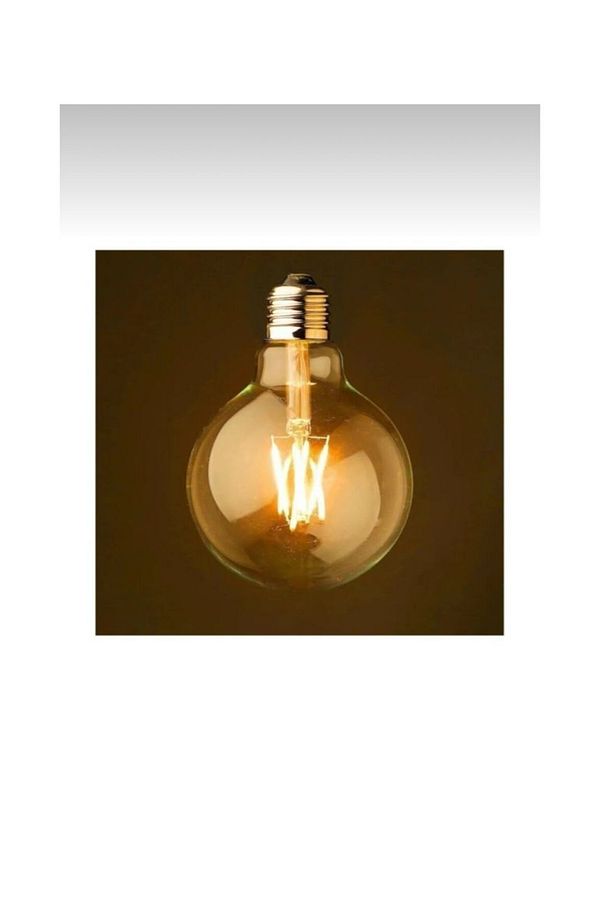 2 Adet  Style E27  40w  G95  Rustik  Glop Lamba  Dimmer Uyumlu - 3