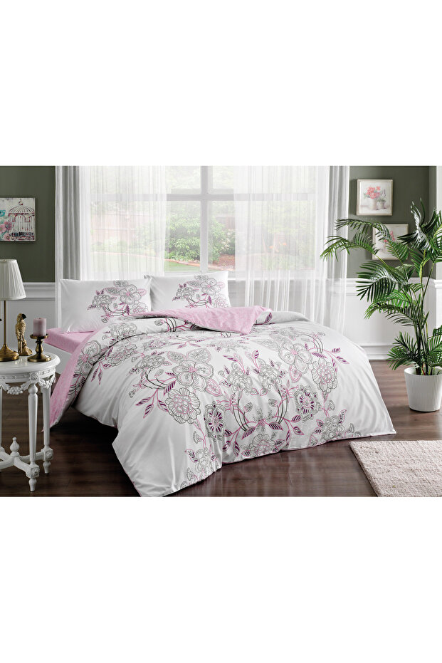 طقم سرير مزدوج من كريستال رينفورس مقاس 200×220 سم