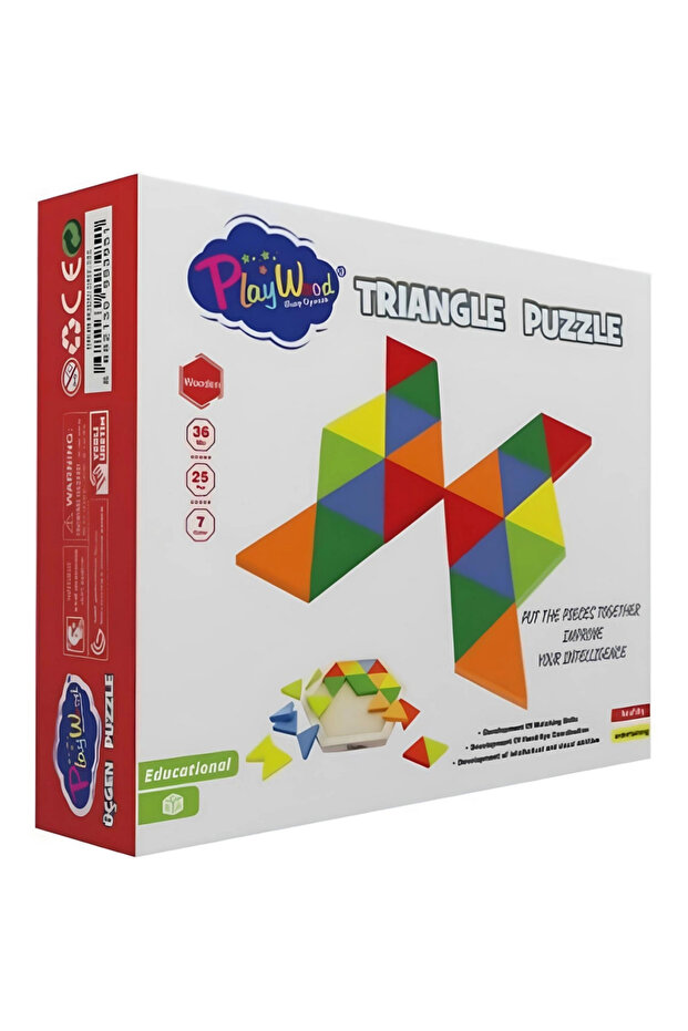 Wooden Triangle Puzzle