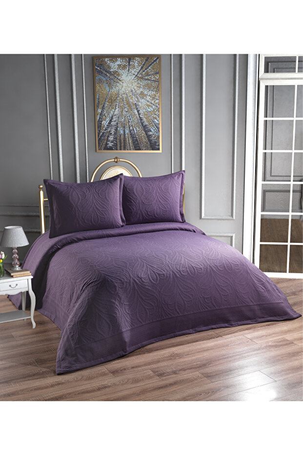 VIOLA ÇİFT KİŞİLİK YATAK ÖRTÜSÜ - 1