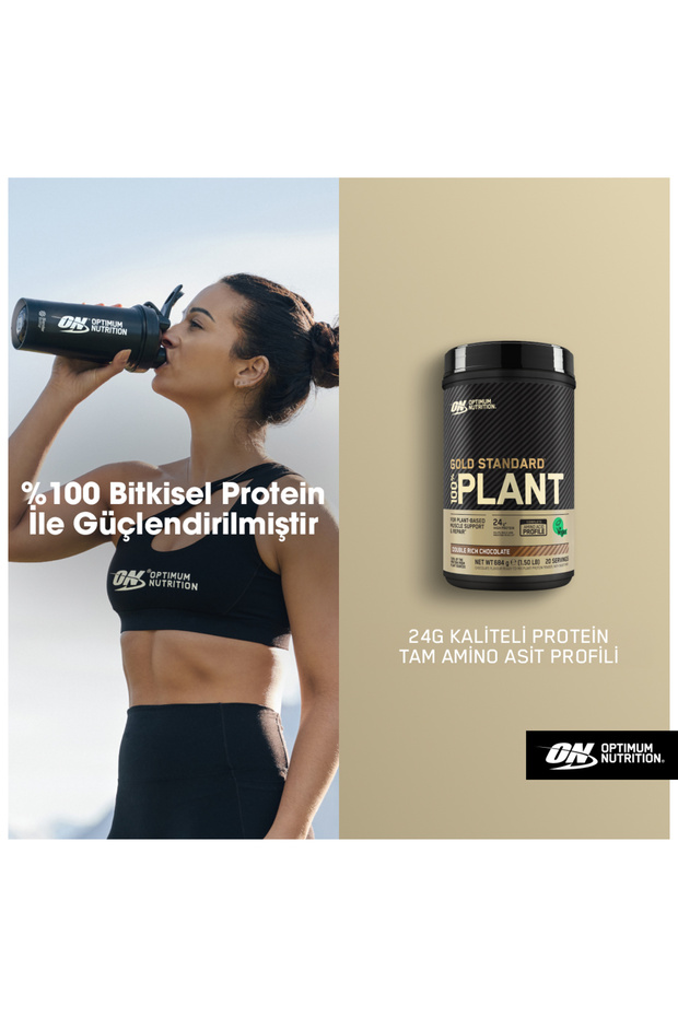Gold Standard Plant Protein Çikolata 684g 20 Servis Bitkisel Protein Sağlıklı Beslenme Desteği - 4