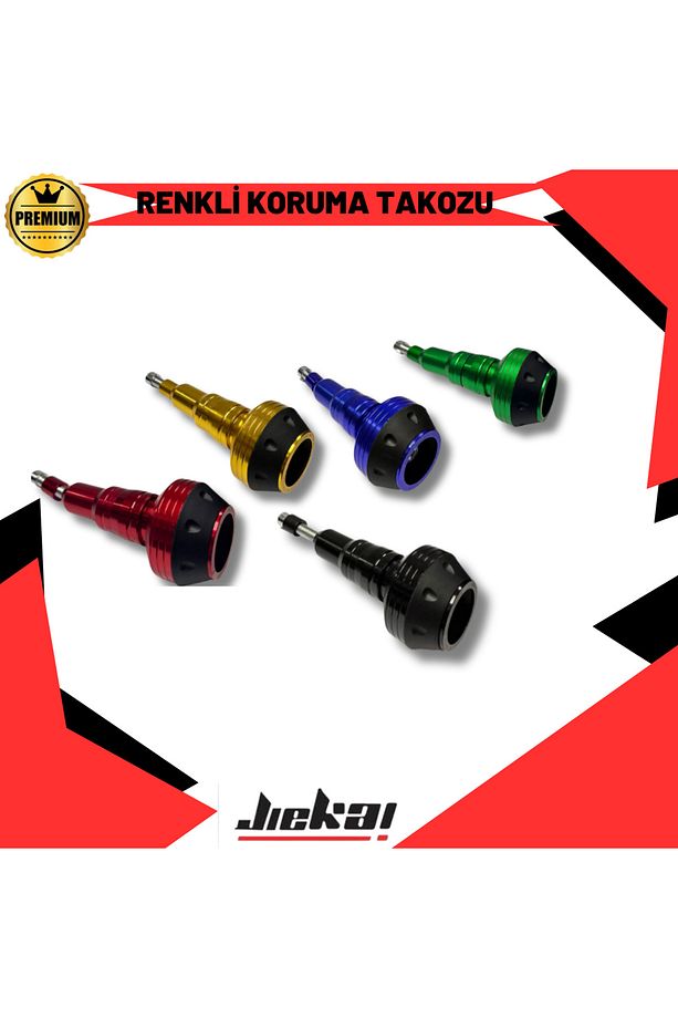 YP-04 RENKLİ MOTOR EGZOZ KORUMA TAKOZU *MAVİ* RENK ( ADET FİYATIDIR )  CNC - 2