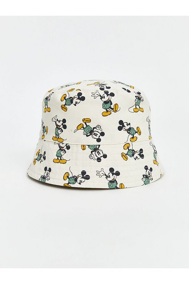 LCW baby Mickey Mouse Baskılı Erkek Bebek Bucket Şapka - 1