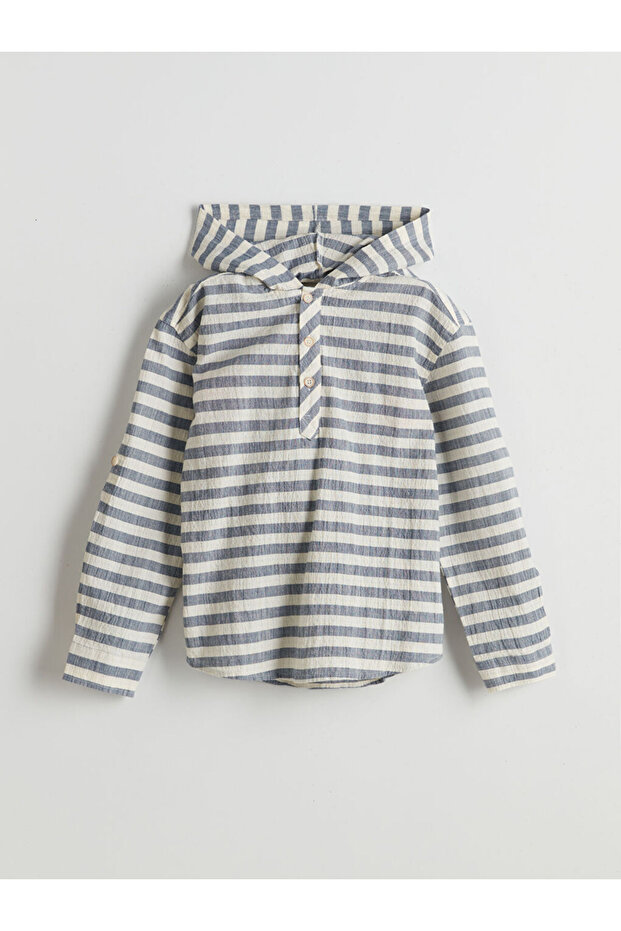 Kids Hooded Boy's Shirt