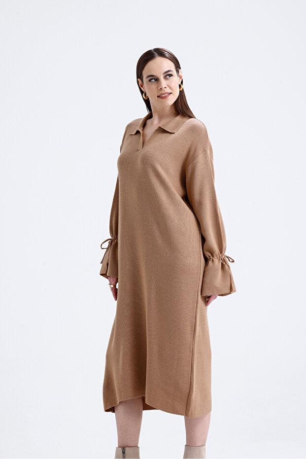 polo yaka elbise - 5